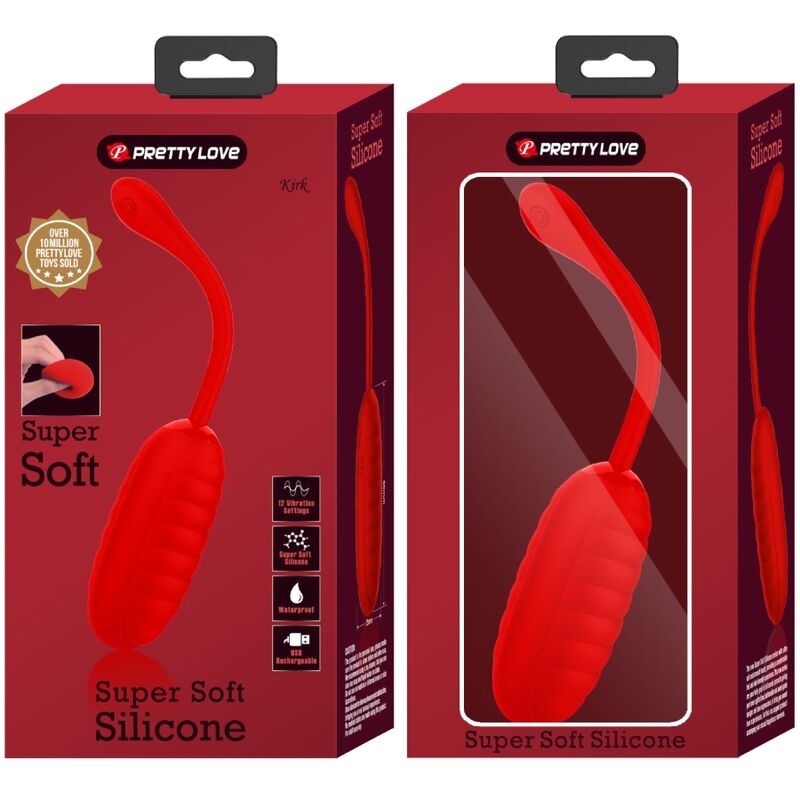 PRETTY LOVE - OEUF VIBRANT RECHARGEABLE KIRK ROUGE PRETTY LOVE SMART