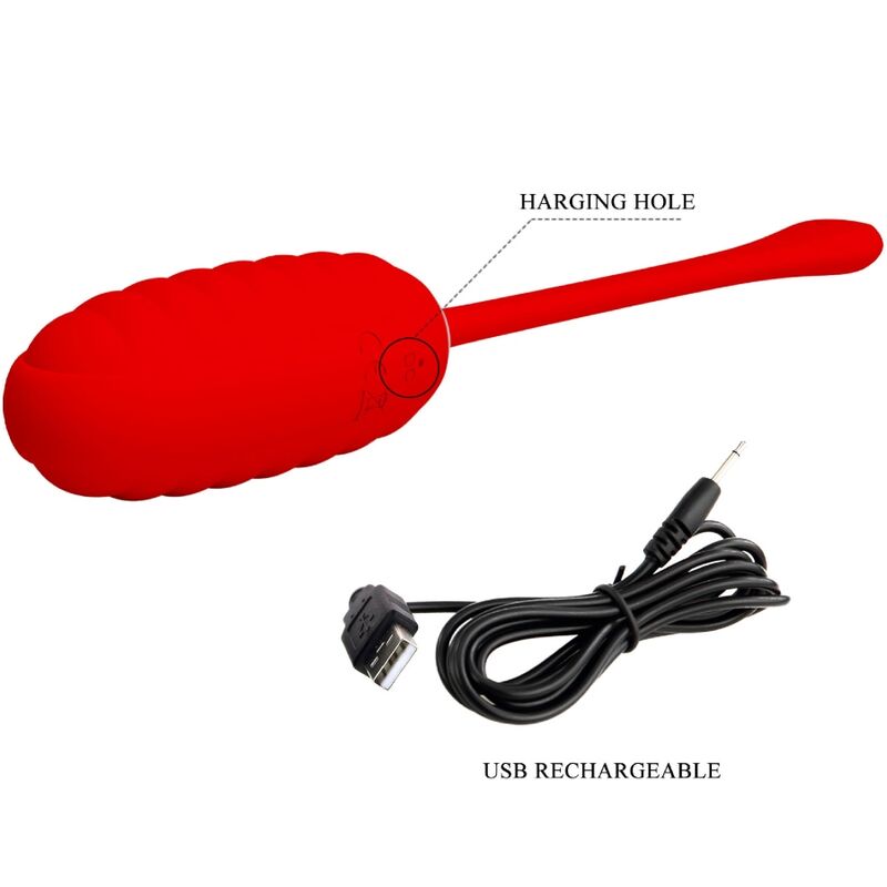 PRETTY LOVE - OEUF VIBRANT RECHARGEABLE KIRK ROUGE PRETTY LOVE SMART