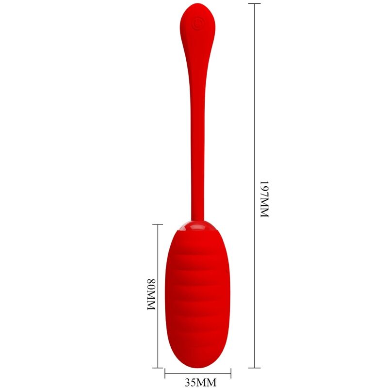 PRETTY LOVE - OEUF VIBRANT RECHARGEABLE KIRK ROUGE PRETTY LOVE SMART