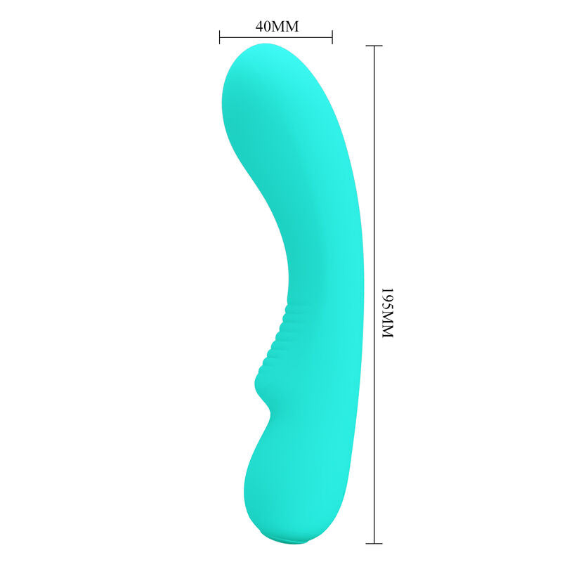 PRETTY LOVE - VIBRATEUR RECHARGEABLE PRESCOTT VERT AQUA PRETTY LOVE SMART