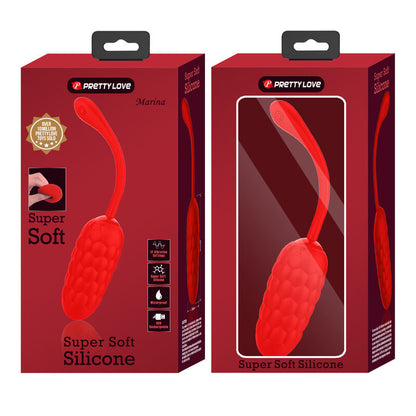 PRETTY LOVE - OEUF VIBRANT  TEXTURE MARINE RECHARGEABLE ROUGE PRETTY LOVE SMART