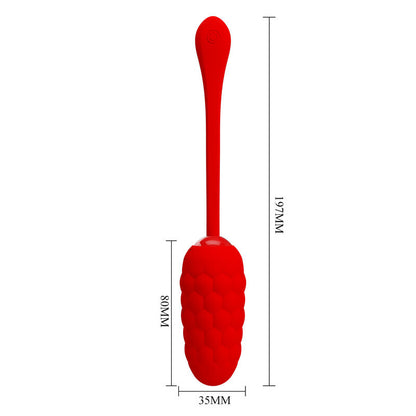 PRETTY LOVE - OEUF VIBRANT  TEXTURE MARINE RECHARGEABLE ROUGE PRETTY LOVE SMART