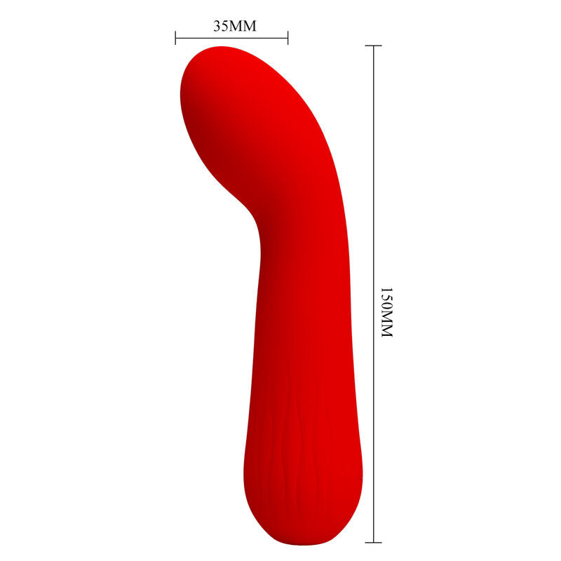 PRETTY LOVE - VIBRATEUR RECHARGEABLE FAUN ROUGE PRETTY LOVE SMART