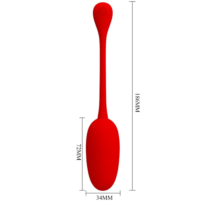 PRETTY LOVE - OEUF VIBRANT RECHARGEABLE KNUCKER ROUGE PRETTY LOVE FLIRTATION
