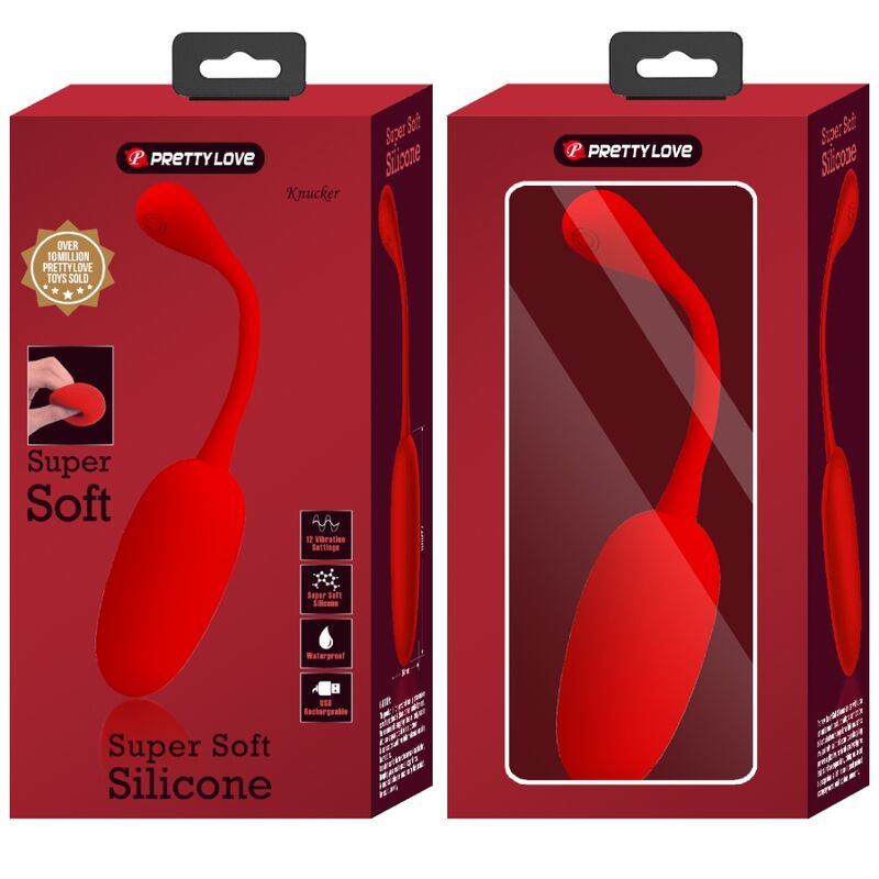 PRETTY LOVE - OEUF VIBRANT RECHARGEABLE KNUCKER ROUGE PRETTY LOVE FLIRTATION
