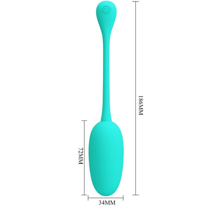 PRETTY LOVE - OEUF VIBRANT RECHARGEABLE KNUCKER VERT DEAU PRETTY LOVE FLIRTATION