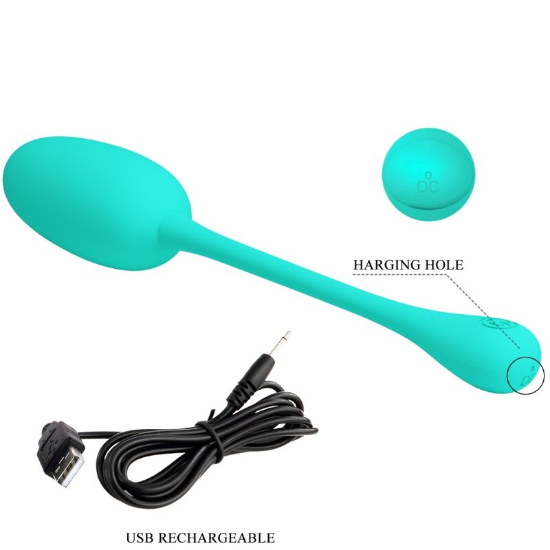 PRETTY LOVE - OEUF VIBRANT RECHARGEABLE KNUCKER VERT DEAU PRETTY LOVE FLIRTATION