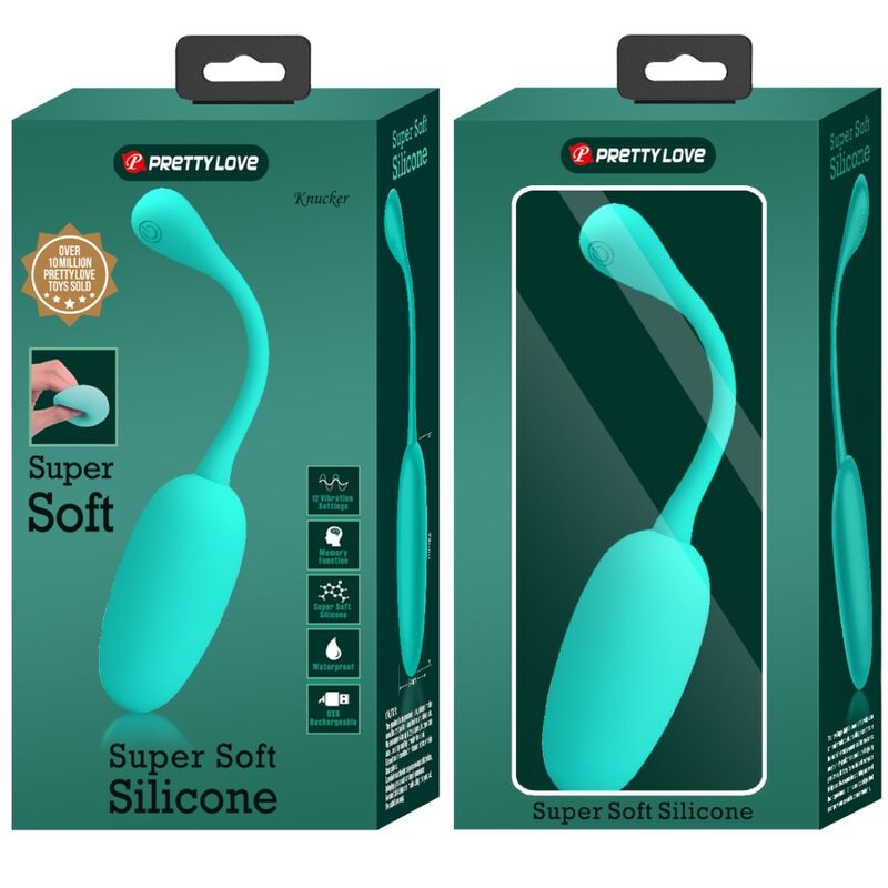 PRETTY LOVE - OEUF VIBRANT RECHARGEABLE KNUCKER VERT DEAU PRETTY LOVE FLIRTATION