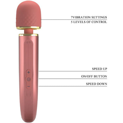 PRETTY LOVE - MASSEUR 7 MODES DE VIBRATION ROSE PRETTY LOVE SMART