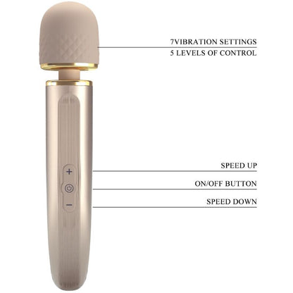 PRETTY LOVE - MASSEUR 7 MODES DE VIBRATION CHAMPAGNE PRETTY LOVE SMART