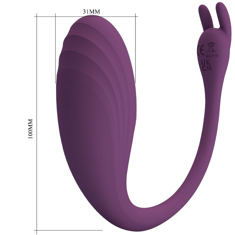 PRETTY LOVE - TÉLÉCOMMANDE CATALINA VIBRATOR APP VIOLET PRETTY LOVE LED