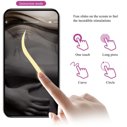 PRETTY LOVE - TÉLÉCOMMANDE CATALINA VIBRATOR APP VIOLET PRETTY LOVE LED