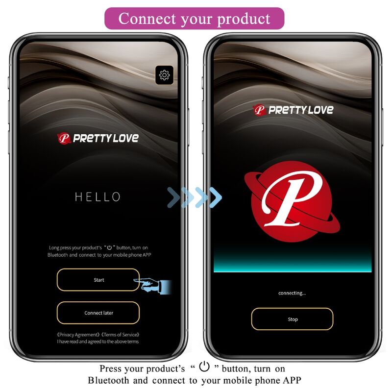 PRETTY LOVE - PLUG ANAL CONTRÔLÉ PAR APPLICATION JEFFERSON VIOLET PRETTY LOVE BOTTOM