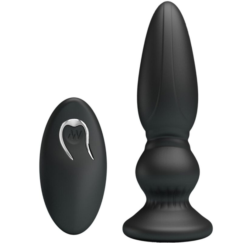MR PLAY - PUISSANT VIBRATEUR TÉLÉCOMMANDE PLUG ANAL NOIR MR PLAY