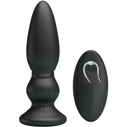 MR PLAY - PUISSANT VIBRATEUR TÉLÉCOMMANDE PLUG ANAL NOIR MR PLAY