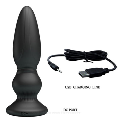 MR PLAY - PUISSANT VIBRATEUR TÉLÉCOMMANDE PLUG ANAL NOIR MR PLAY