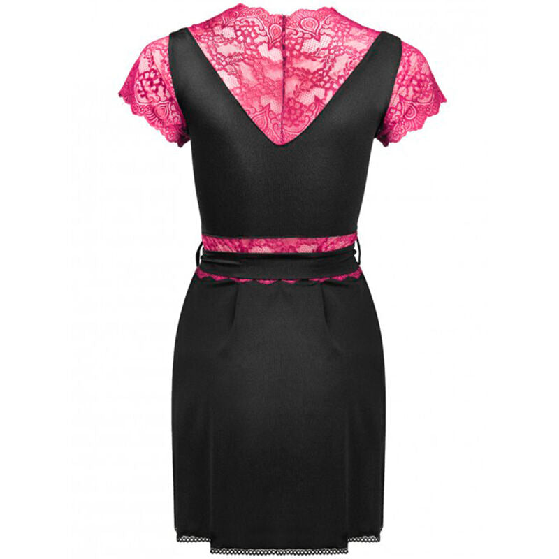 LIVCO CORSETTI FASHION - KUMIKO LC 90428 ROBE DE CHAMBRE + CULOTTE NOIR L/XL LIVCO CORSETTI SETS
