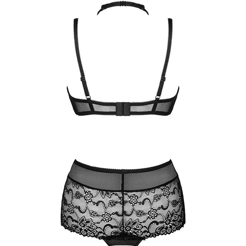 LIVCO CORSETTI FASHION - LINERA FOR THE SENSES COLLECTION SOUTIEN-GORGE + CULOTTE NOIR L/XL LIVCO CORSETTI SETS