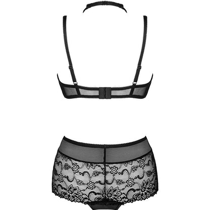 LIVCO CORSETTI FASHION - LINERA FOR THE SENSES COLLECTION SOUTIEN-GORGE + CULOTTE NOIR L/XL LIVCO CORSETTI SETS