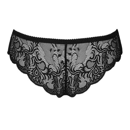 LIVCO CORSETTI FASHION - LOVE STORY LC 90679 CULOTTE CROCHLESS NOIR LIVCO CORSETTI PANTIES