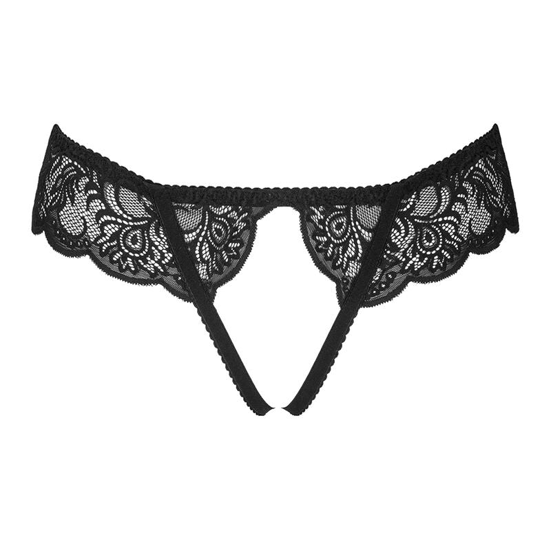 LIVCO CORSETTI FASHION - LOVE STORY LC 90679 CULOTTE CROCHLESS NOIR LIVCO CORSETTI PANTIES