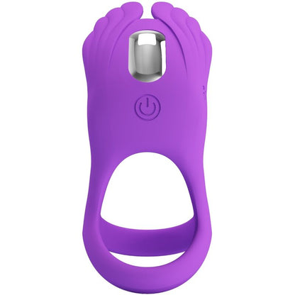 PRETTY LOVE - SILAS ANNEAU PÉNIS VIBRANT 7 VIBRATIONS SILICONE VIOLET PRETTY LOVE MALE