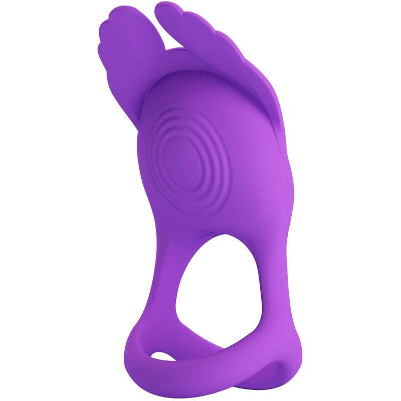PRETTY LOVE - SILAS ANNEAU PÉNIS VIBRANT 7 VIBRATIONS SILICONE VIOLET PRETTY LOVE MALE