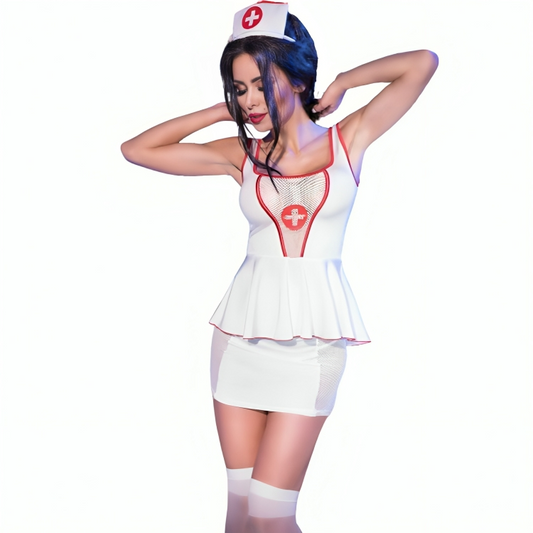 CHILIROSE - CR 4160 COSTUME DINFIRMIÈRE HAUT ET JUPE L/XL CHILIROSE COSTUMES