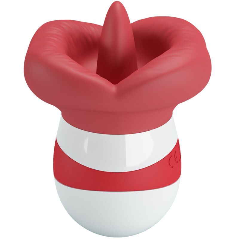 PRETTY LOVE - MINA STIMULATEUR DE LANGUE ROUGE CLAIR PRETTY LOVE FLIRTATION