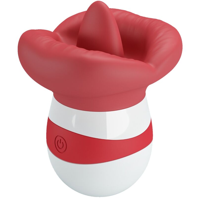 PRETTY LOVE - MINA STIMULATEUR DE LANGUE ROUGE CLAIR PRETTY LOVE FLIRTATION