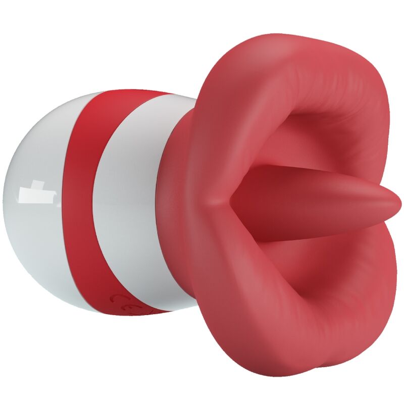 PRETTY LOVE - MINA STIMULATEUR DE LANGUE ROUGE CLAIR PRETTY LOVE FLIRTATION