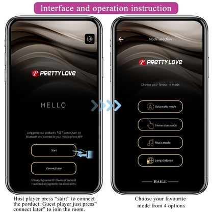PRETTY LOVE - BILLY VIBRATION VIOLET APPLICATION GRATUITE PRETTY LOVE