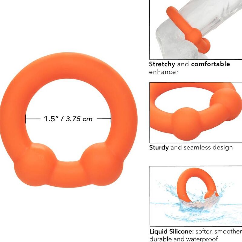 CALEXOTICS - ALPHA BAGUE DOUBLE BILLE ORANGE CALEXOTICS