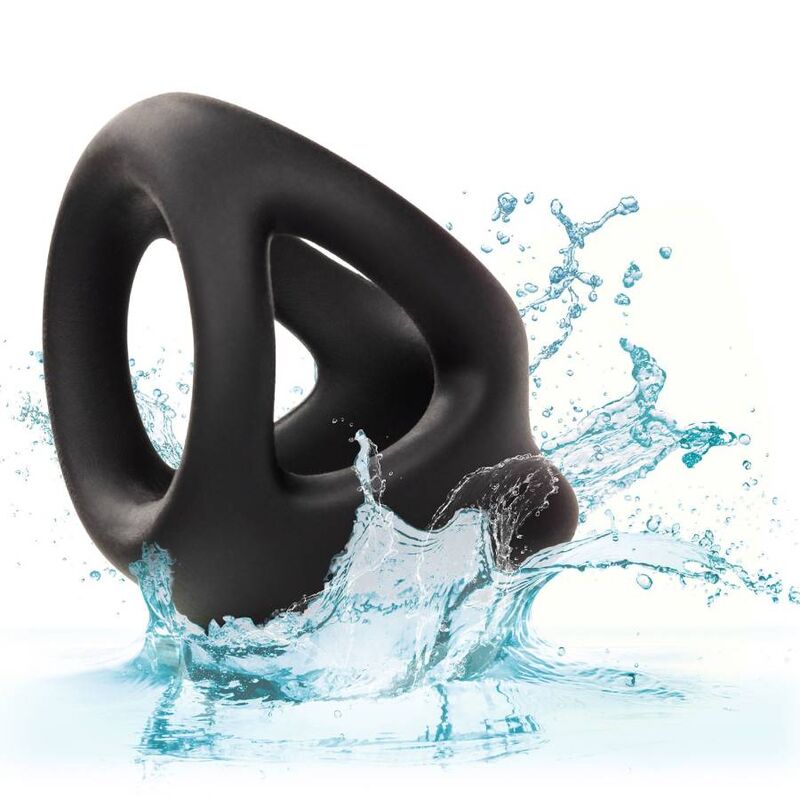 CALEXOTICS - ALPHA BAGUE DUAL CAGE NOIR CALEXOTICS