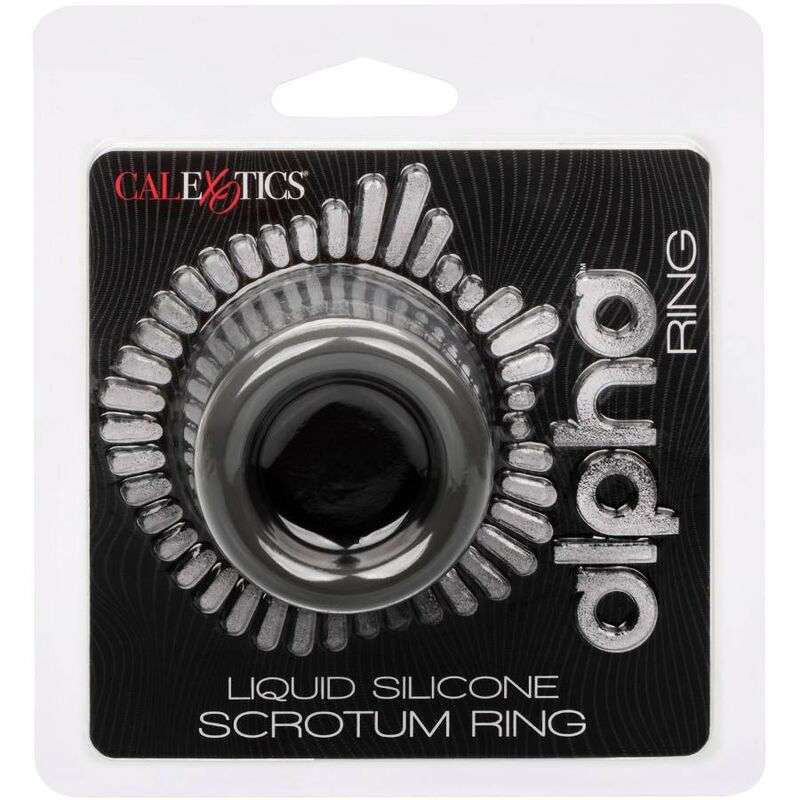 CALEXOTICS - ALPHA ANNEAU DÉTIREMENT DU SCROTUM NOIR CALEXOTICS