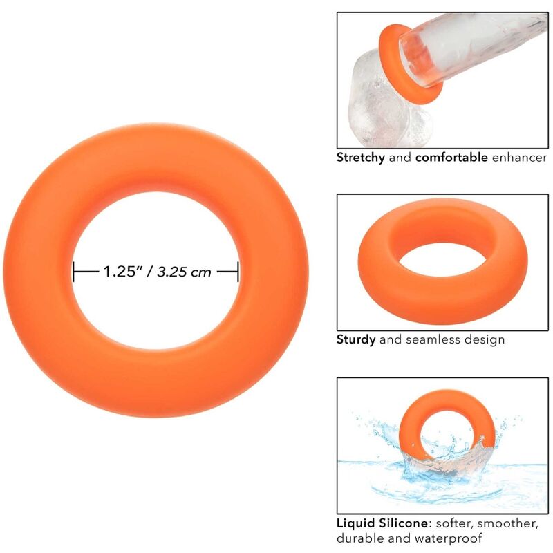 CALEXOTICS - ALPHA PROLONG GRANDE BAGUE ORANGE CALEXOTICS