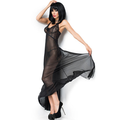 CHILIROSE - CR 3883 BABYDOLL LONGUE NOIR S/M CHILIROSE BABYDOLLS