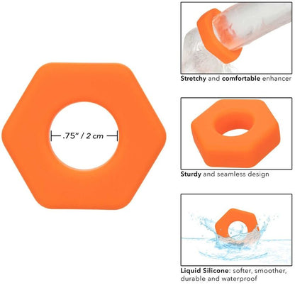 CALEXOTICS - ALPHA BAGUE PROLONG SEXAGON ORANGE CALEXOTICS