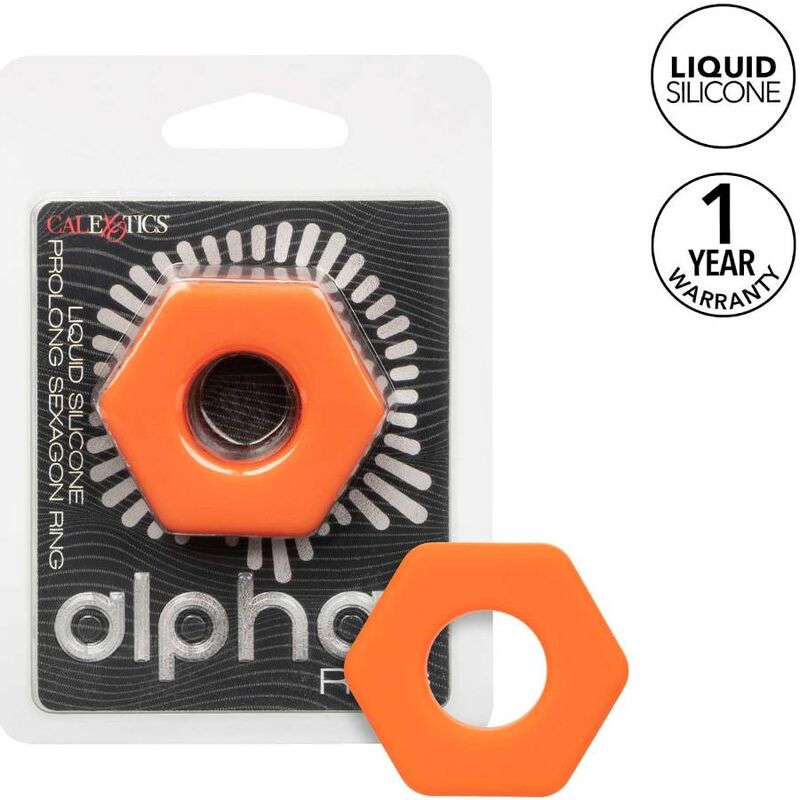 CALEXOTICS - ALPHA BAGUE PROLONG SEXAGON ORANGE CALEXOTICS