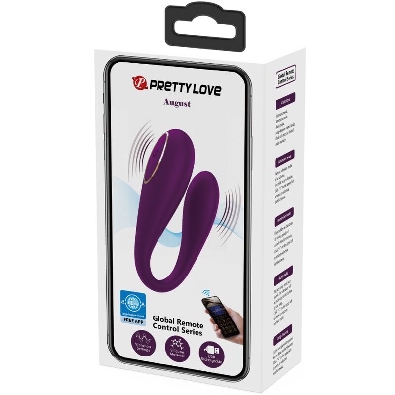 PRETTY LOVE - AUGUST VIBRATEUR  DOUBLE PLAISIR GLOBAL  DISTANCE PRETTY LOVE C-TYPE