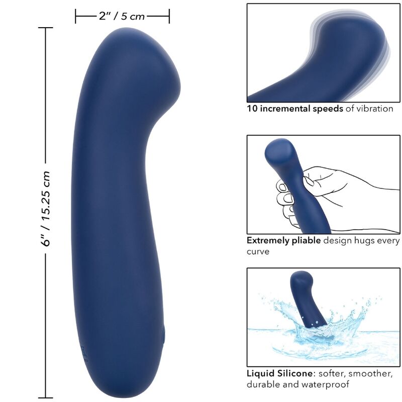 CALEXOTICS - CASHMERE SATIN G BLEU CALEXOTICS