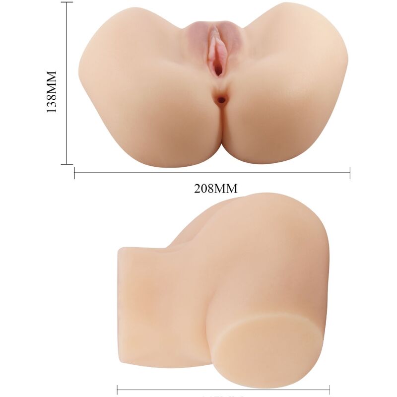 CRAZY BULL - VIBRATEUR VAGIN ET ANUS RÉALISTE HAILEY CRAZY BULL