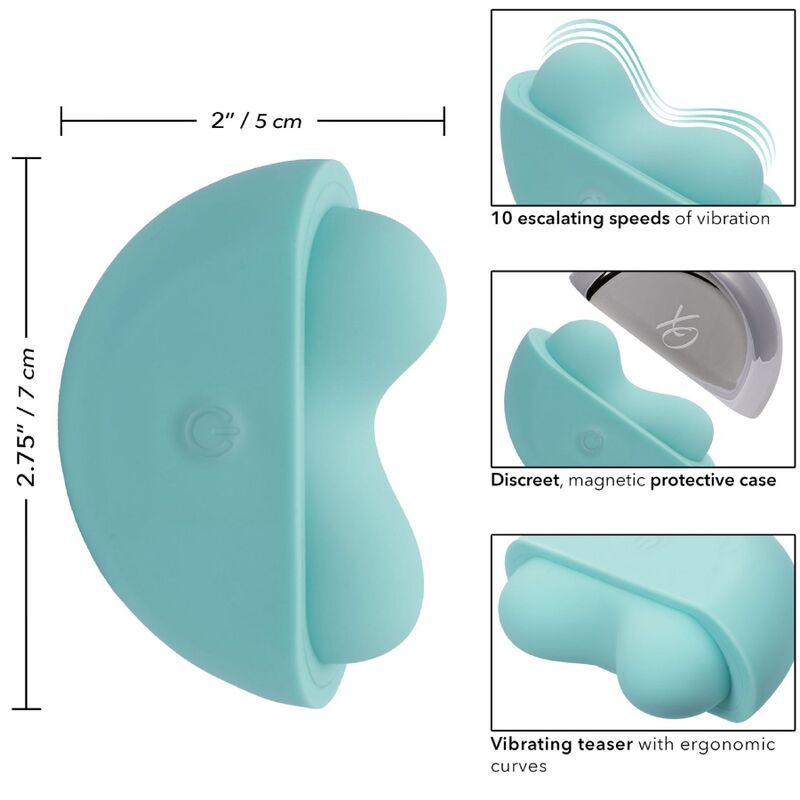 CALEXOTICS - OVATION STIMULATEUR DAPLAUSES VERT AQUA CALEXOTICS