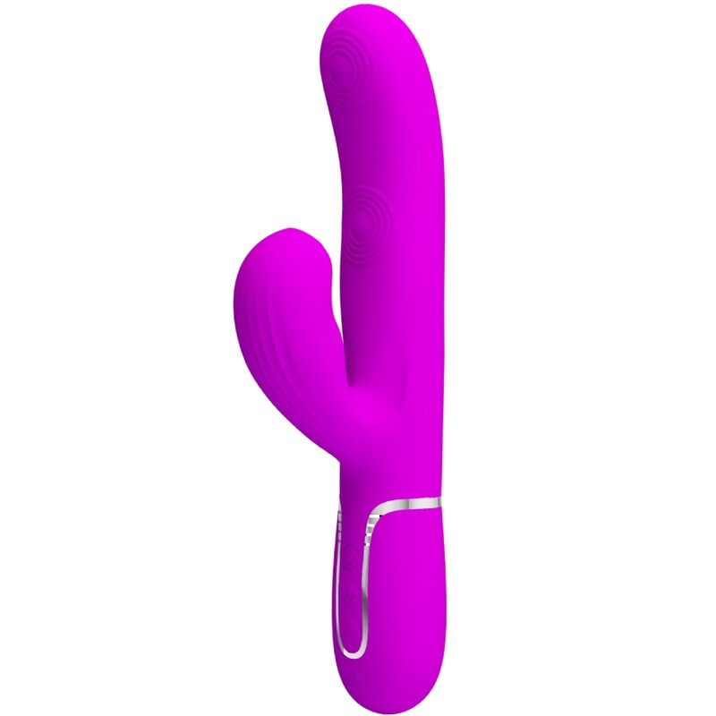 PRETTY LOVE - VIBRATEUR POINT G MULTIFONCTION 3 EN 1 PERLITA VIOLET PRETTY LOVE FLIRTATION