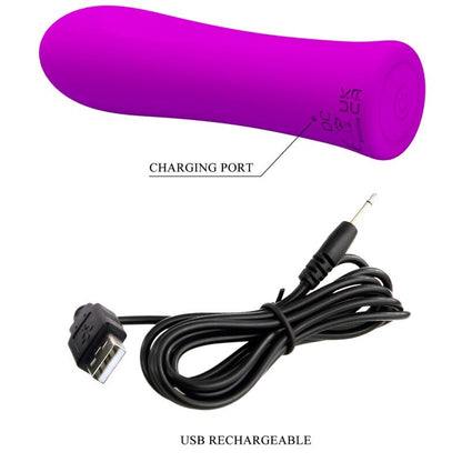 PRETTY LOVE - ALFREDA VIBRATEUR SUPER PUISSANT VIOLET PRETTY LOVE FLIRTATION