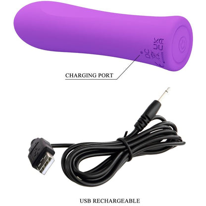 PRETTY LOVE - ALFREDA VIBRATEUR SUPER PUISSANT AQUA VIOLET PRETTY LOVE FLIRTATION