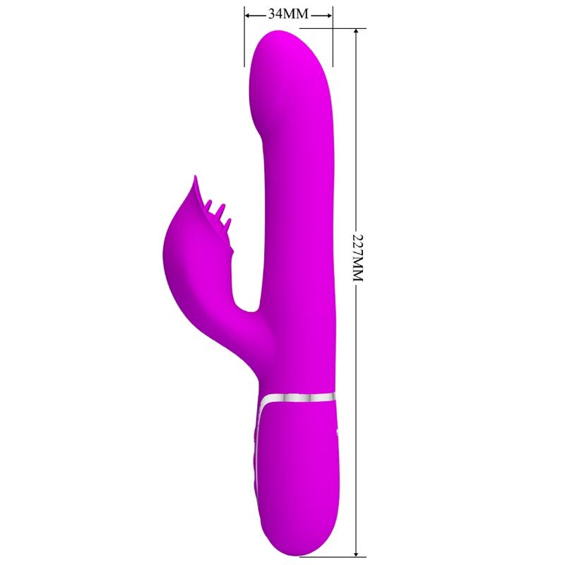PRETTY LOVE - VIBRATEUR RABBIT PERLES VIOLET PRETTY LOVE FLIRTATION