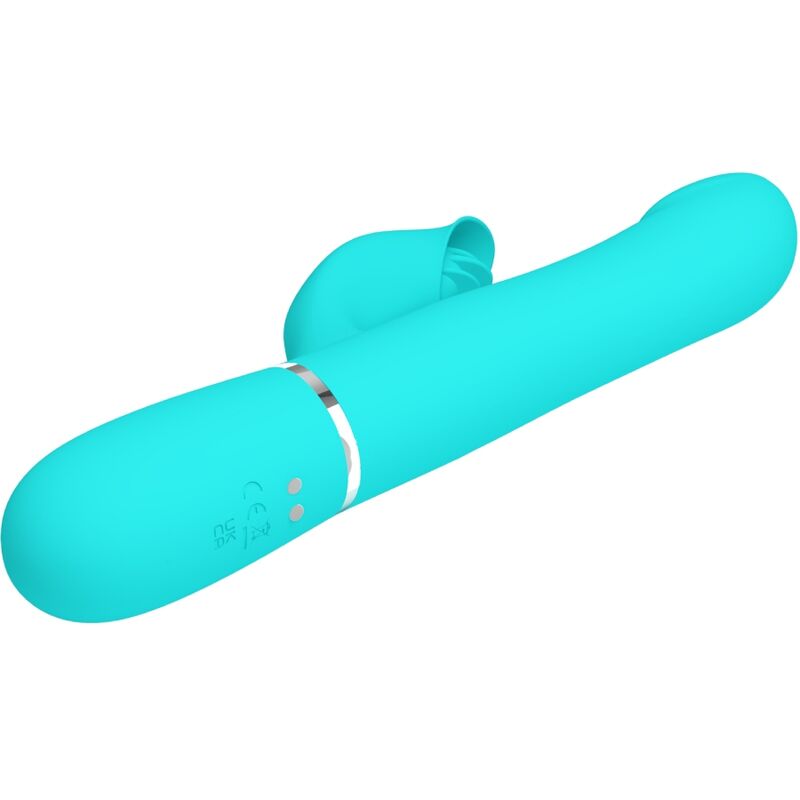 PRETTY LOVE - PERLES VIBRATEUR LAPIN VERT AQUA PRETTY LOVE FLIRTATION