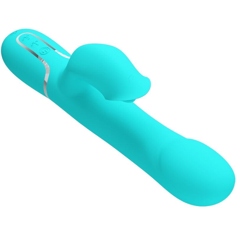 PRETTY LOVE - PERLES VIBRATEUR LAPIN VERT AQUA PRETTY LOVE FLIRTATION