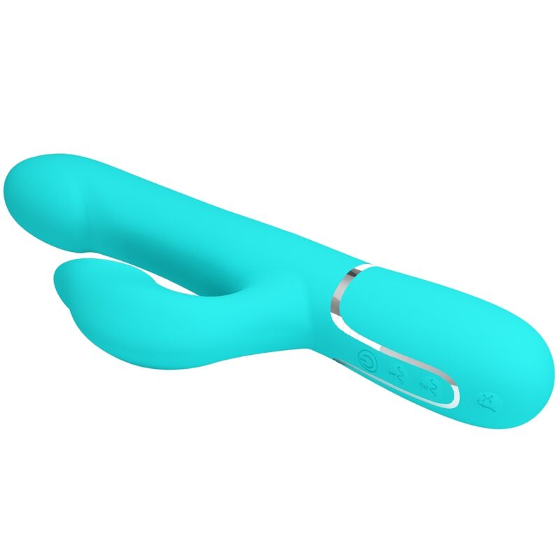 PRETTY LOVE - PERLES VIBRATEUR LAPIN VERT AQUA PRETTY LOVE FLIRTATION